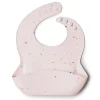 Breastfeeding|Bibs>Loulou Lollipop Silicone Bib - Confetti Blush
