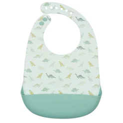 Breastfeeding|Bibs>Loulou Lollipop Silicone Bib - Dino Friends