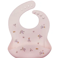Breastfeeding|Bibs>Loulou Lollipop Silicone Bib - Ditsy Floral