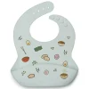 Breastfeeding|Bibs>Loulou Lollipop Silicone Bib - Ramen