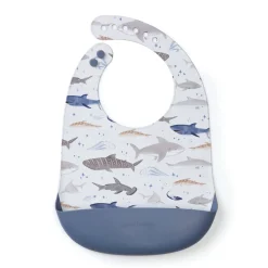 Sale Silicone Bib - Sharks Breastfeeding|Bibs