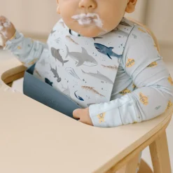 Sale Silicone Bib - Sharks Breastfeeding|Bibs