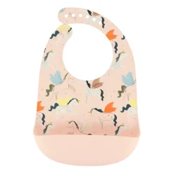 New Silicone Bib Printed-Unicorn Bibs|Breastfeeding