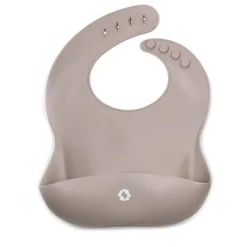 Breastfeeding|Bibs>Bulle Silicone Bib Taupe