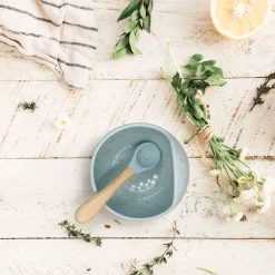 Best Silicone Bowl and Spoon Siliscoop - Sea Kids Tableware|Plates & Placemats