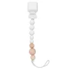 Outlet Silicone Pacifier Clip - White Pacifiers & Clips|Pacifiers & Clips