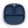 Breastfeeding|Tableware>Bulle Silicone Plate - Blueberry