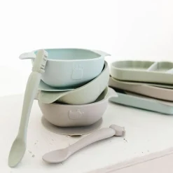 Hot Silicone Snack Bowl - Blue Kids Tableware|Plates & Placemats