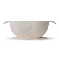 New Silicone Snack Bowl - Cream Kids Tableware|Plates & Placemats