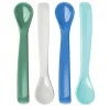 Tableware|Plates & Placemats>Tiny Twinkle Silicone Spoon 4-pack - Green