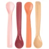 Discount Silicone Spoon 4-pack - Pink Red Orange Kids Tableware|Plates & Placemats