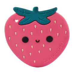 Outlet Silicone Teether - Straberry Teething Toys