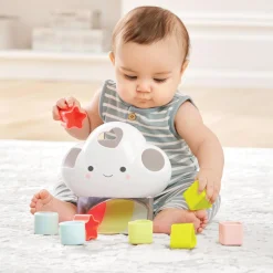 Sale Silver Lining Cloud Feelings Shape Sorter Baby Toy Developmental Toys