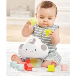 Sale Silver Lining Cloud Feelings Shape Sorter Baby Toy Developmental Toys