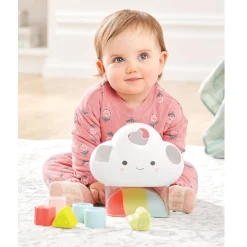 Sale Silver Lining Cloud Feelings Shape Sorter Baby Toy Developmental Toys