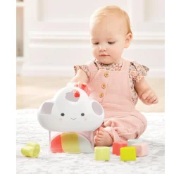 Sale Silver Lining Cloud Feelings Shape Sorter Baby Toy Developmental Toys