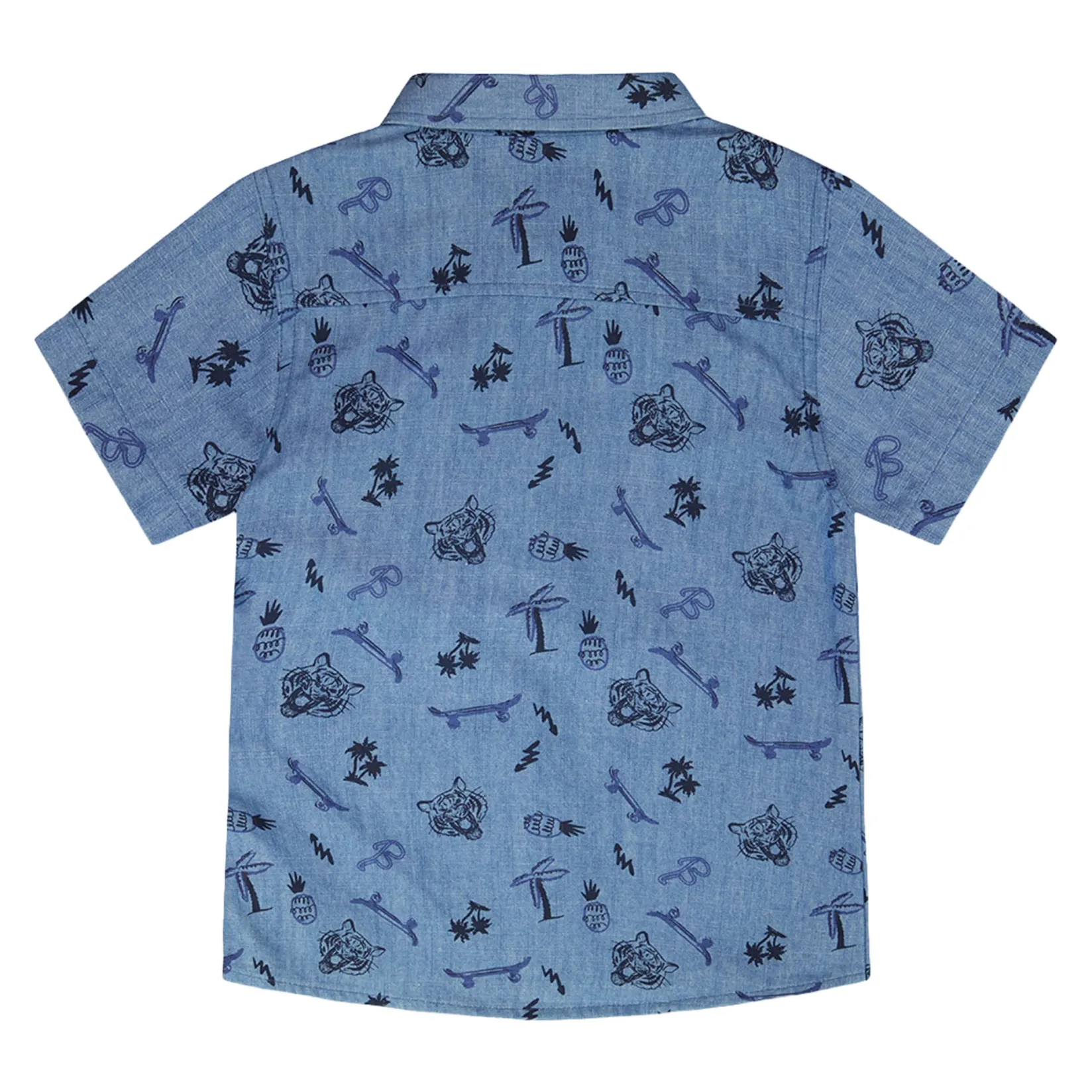 Tops>Deux par Deux Skate Boys Shirt 3-6 Blue