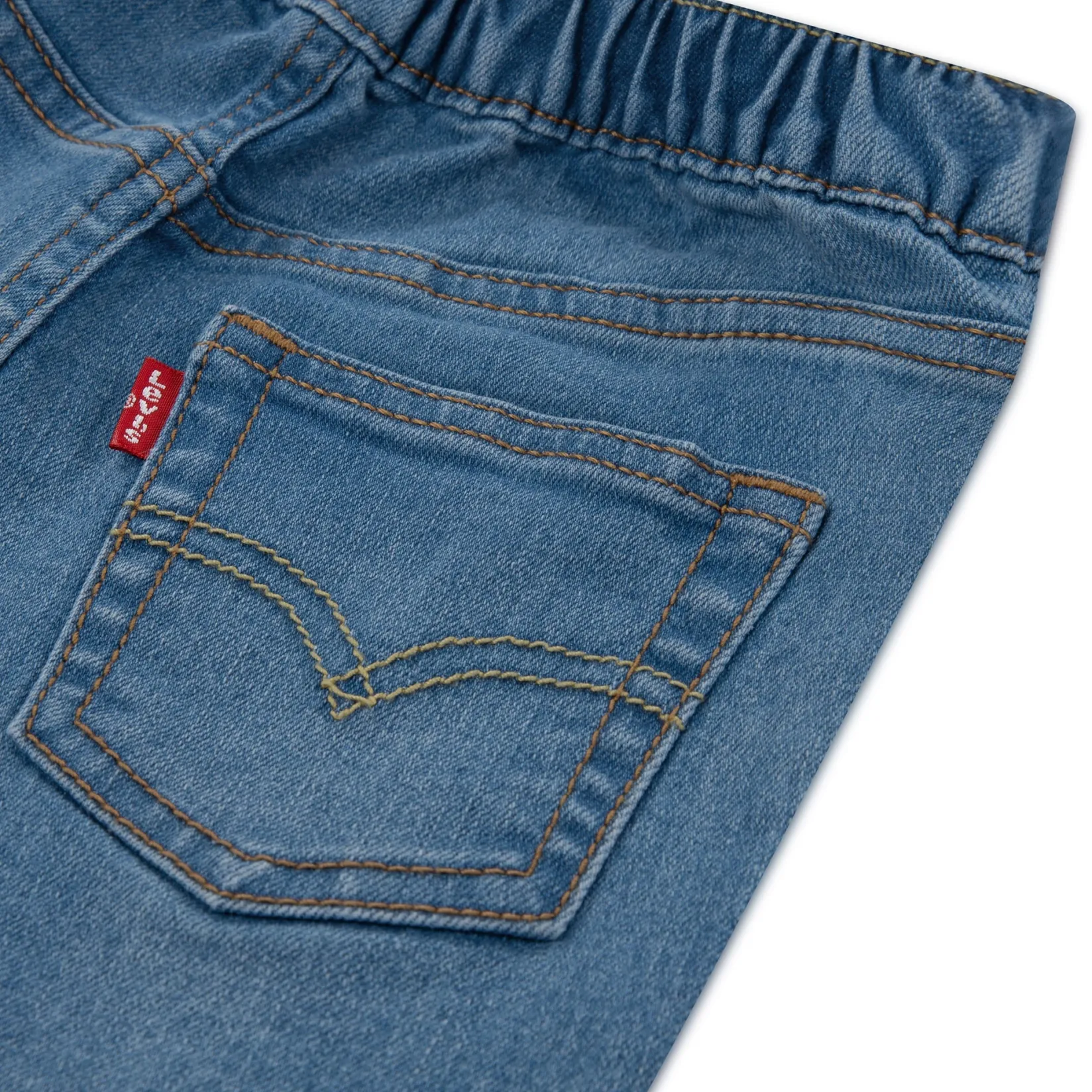 Outfit Sets>Levis Skater Tee & Denim Set 2-4t White