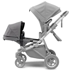Clearance Sleek Sibling Seat - Gray Melange Kids Strollers|Strollers & Trailers