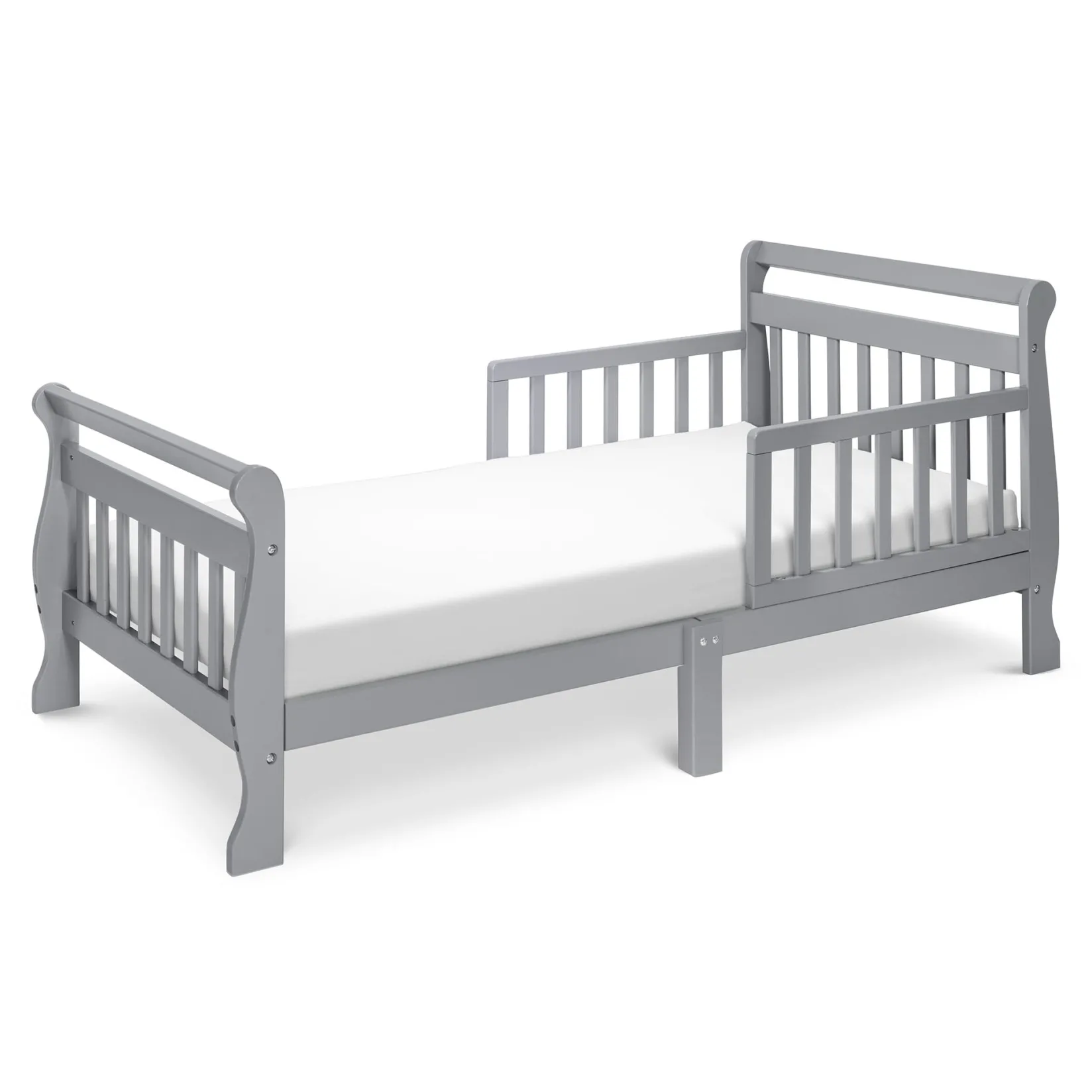 Cribs & Mattresses|Cribs & Mattresses>DaVinci Sleigh Toddler Bed - Grey Finish