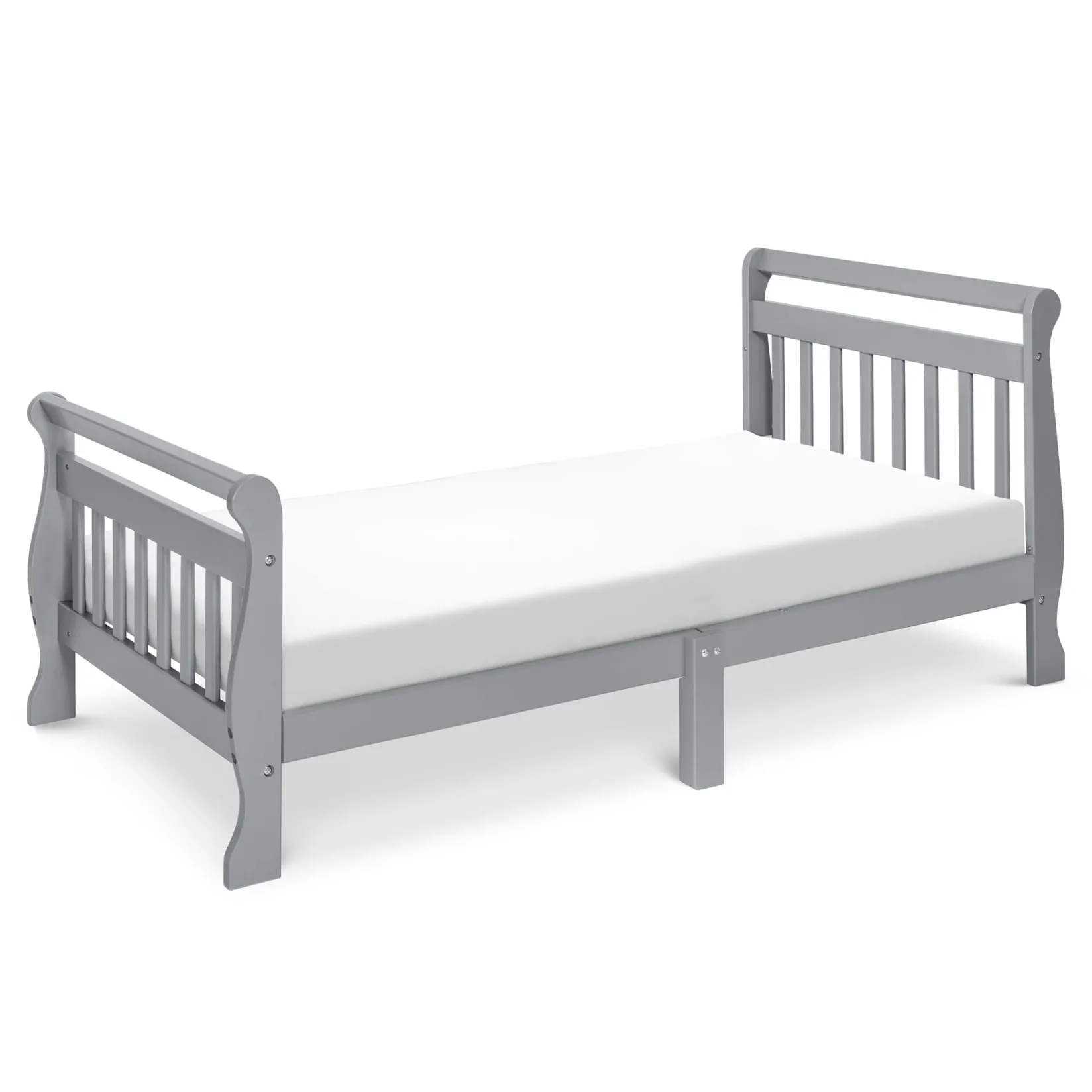Cribs & Mattresses|Cribs & Mattresses>DaVinci Sleigh Toddler Bed - Grey Finish