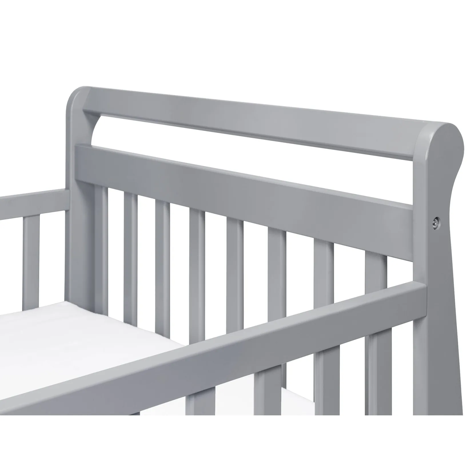 Cribs & Mattresses|Cribs & Mattresses>DaVinci Sleigh Toddler Bed - Grey Finish