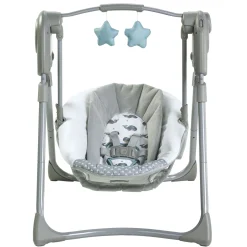 New Slim Spaces™ Compact Baby Swing - Humphry Swings & Rockers