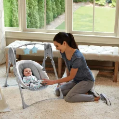New Slim Spaces™ Compact Baby Swing - Humphry Swings & Rockers