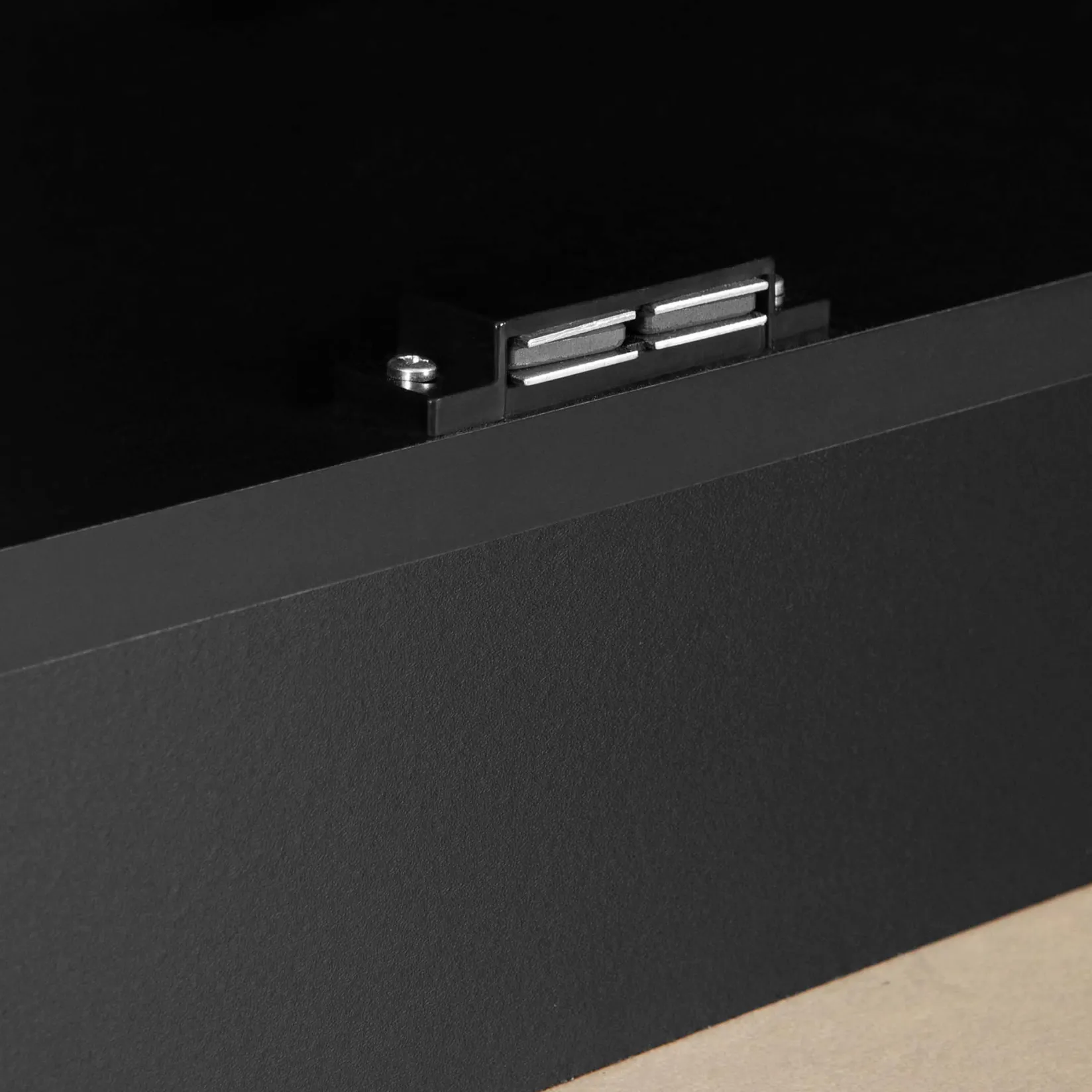 Storage Furniture>South Shore Small 2-Door Storage Cabinet - Morgan Pure Black