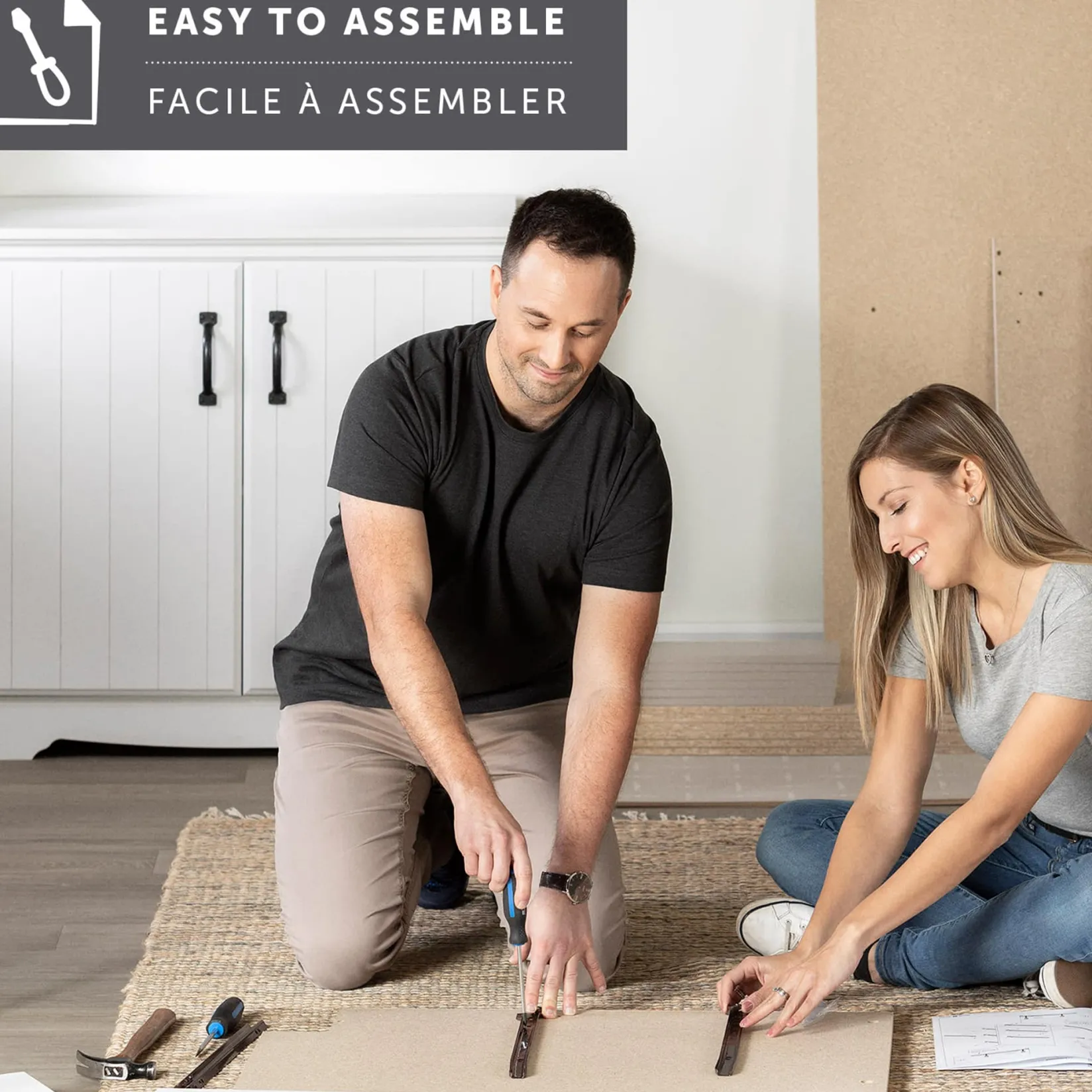 Storage Furniture>South Shore Small 2-Door Storage Cabinet - Morgan Pure Black