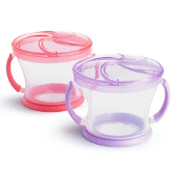 Breastfeeding|Snack Bags & Containers>Munchkin Snack Catcher® (2) - Pink / Purple