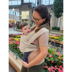Snug Baby Wrap In Mint Fiber - Sand Outdoors & Travel|Baby Carriers