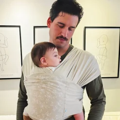 Snug Baby Wrap In Mint Fiber - Sand Outdoors & Travel|Baby Carriers