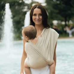 Snug Baby Wrap In Mint Fiber - Sand Outdoors & Travel|Baby Carriers
