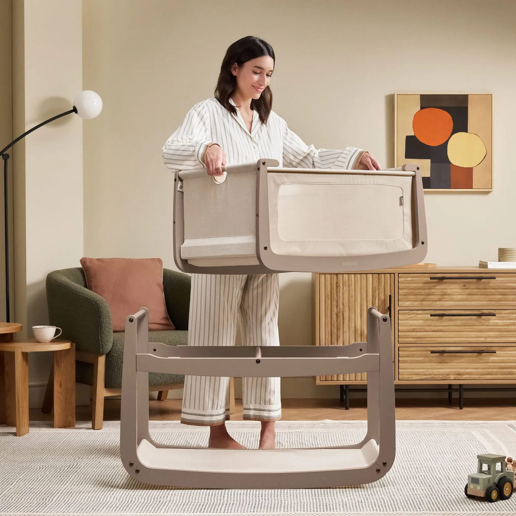 Playards & Bassinets|Playards & Bassinets>Snuz SnüzPod5 - Mocha