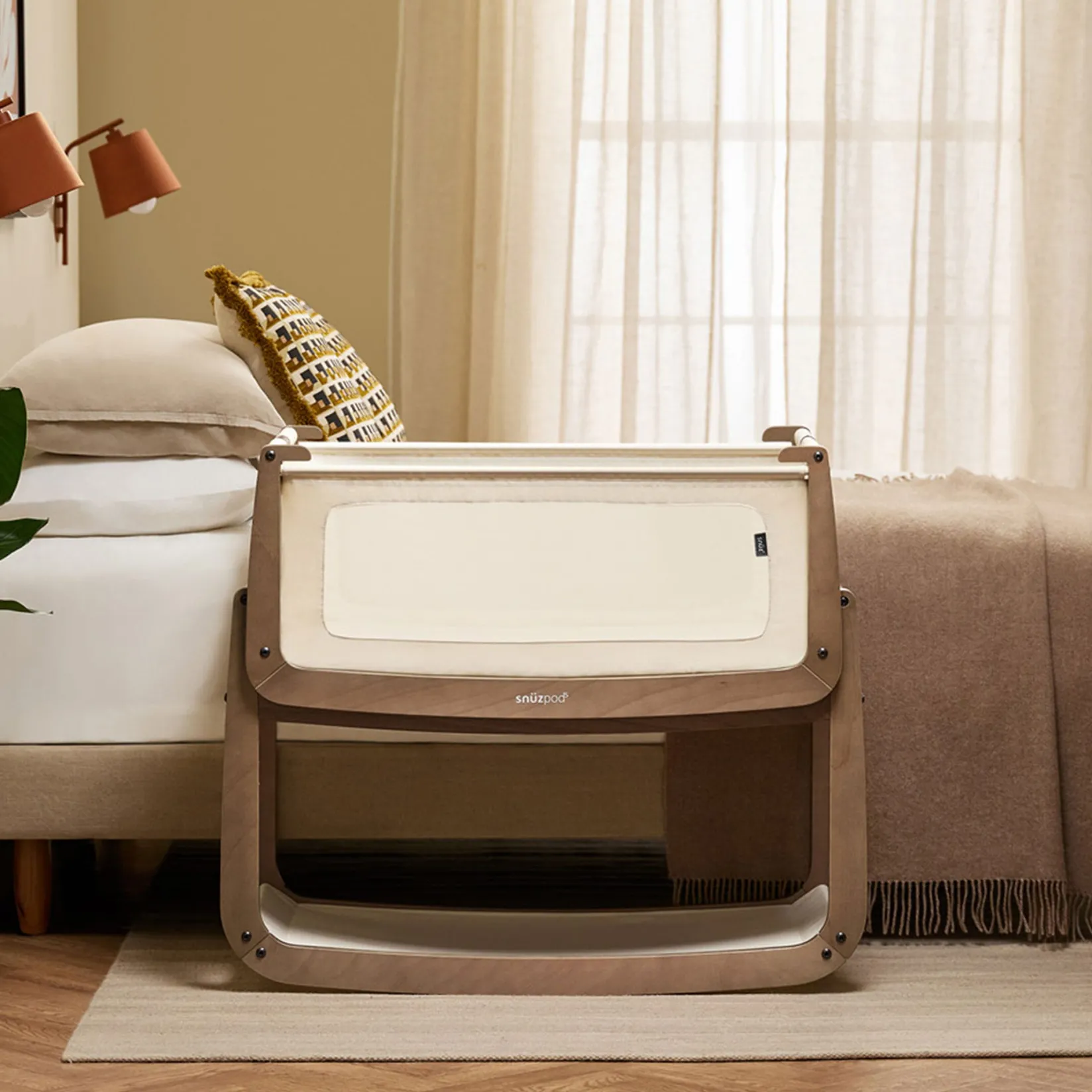 Playards & Bassinets|Playards & Bassinets>Snuz SnüzPod5 - Walnut