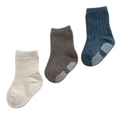 Socks|Underwear & Socks>Mini et toi Socks (3) Sizes 6-36m- Grey Blue