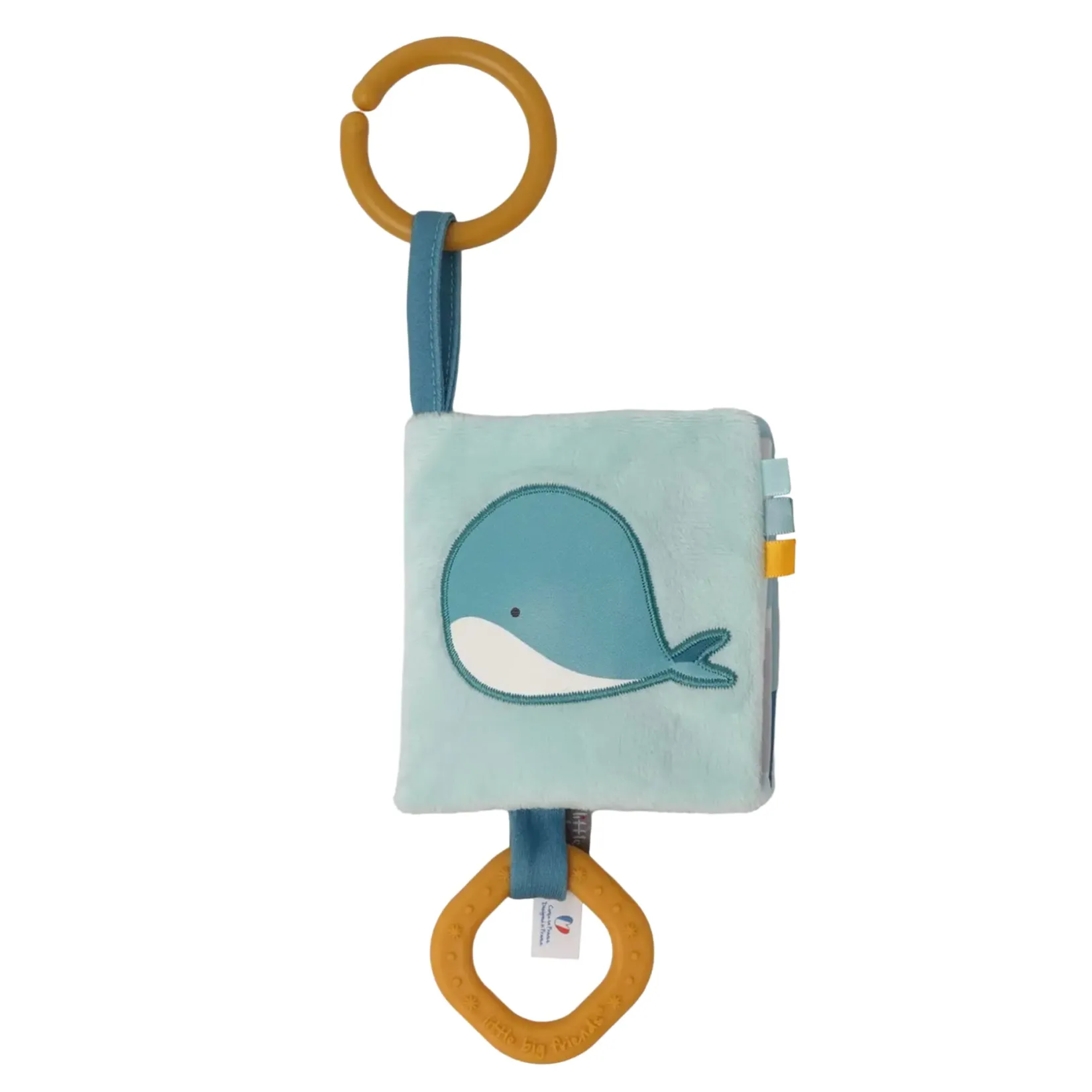 Stroller & Car Seat Toys|Developmental Toys>Little Big Friends Soft Baby Book Ocean