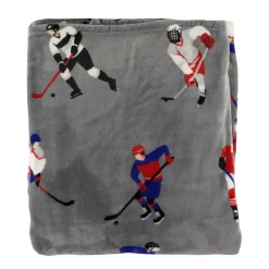 Soft Plush Throw - Hockey Kids Blankets|Blankets