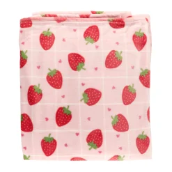 Blankets|Blankets>Cathay Home Soft Plush Throw - Strawberries
