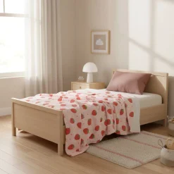 Blankets|Blankets>Cathay Home Soft Plush Throw - Strawberries
