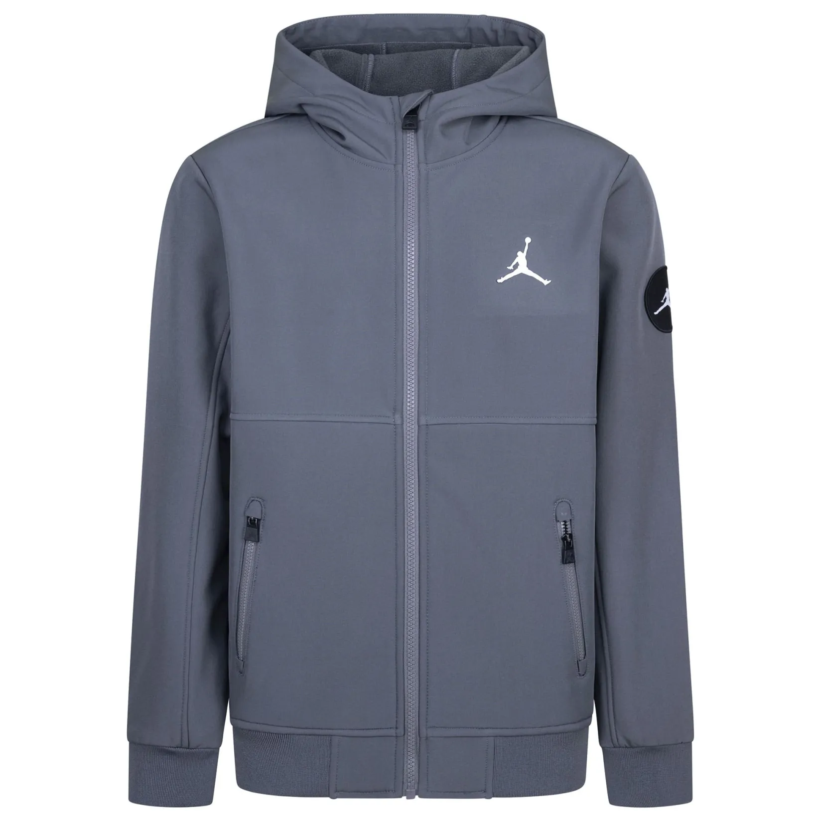 Outerwear|Coats & Jackets>Jordan Soft Shell Jacket 8-18 Grey