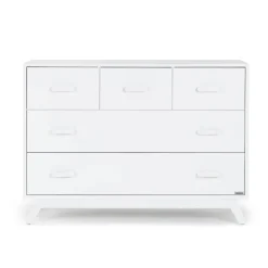 Hot Soho 5 Drawers Dresser - Whte Storage Furniture