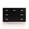 Best Soho 5-Drawer Dresser - Black / Natural Storage Furniture