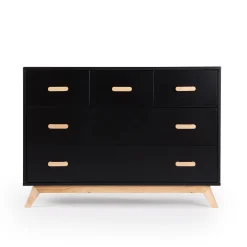 Best Soho 5-Drawer Dresser - Black / Natural Storage Furniture