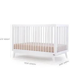 Hot Soho 3-In-1 Convertible Crib - White Cribs & Mattresses|Cribs & Mattresses