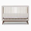 Cribs & Mattresses|Cribs & Mattresses>Dadada Baby Soho 3-in-1 Convertible Crib - Almond Milk / Walnut