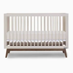 Cribs & Mattresses|Cribs & Mattresses>Dadada Baby Soho 3-in-1 Convertible Crib - Almond Milk / Walnut