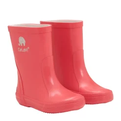 Mid-Season Boots|Rain Boots>CeLaVi Solid Basic Wellies Sizes 24-35 Red