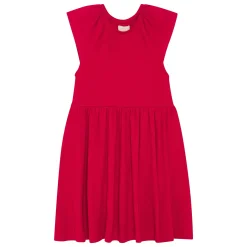 Dresses & Rompers>Creamie Solid Rib Dress 2-14 Red